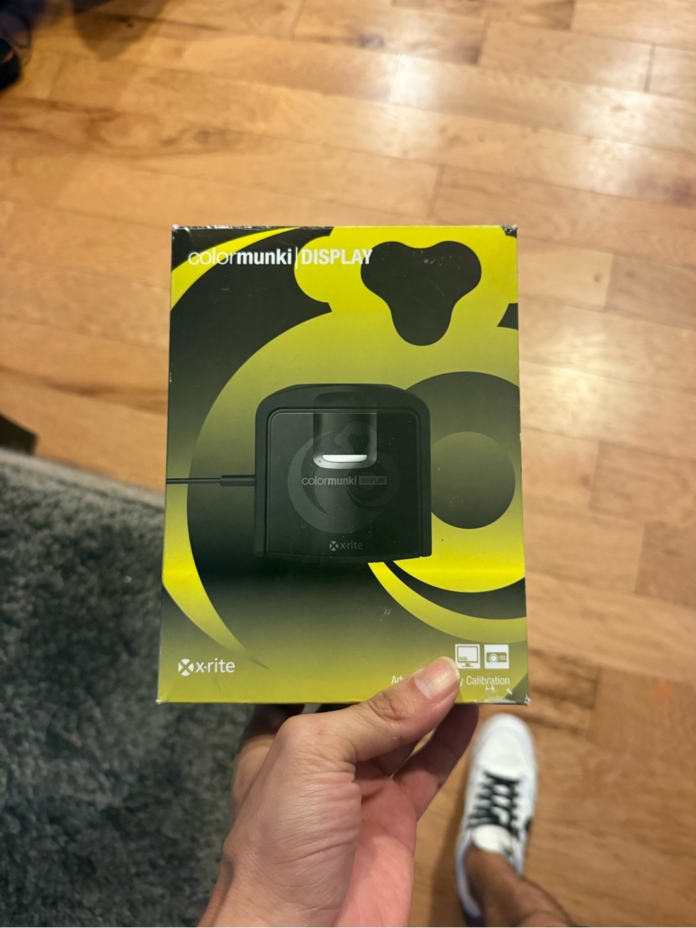 X-Rite ColorMunki Display Colorimeter - Black/Yellow Box photography photo edit